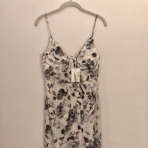 Zimmermann Floral Folded Silk Dress NEW WITH TAGS